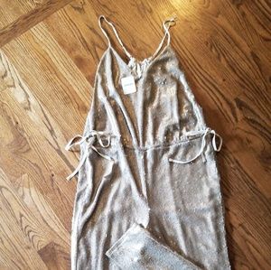 Free People Sequin jumpsuit